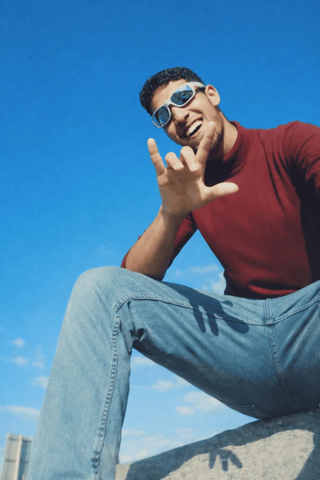 Professional team member portrait